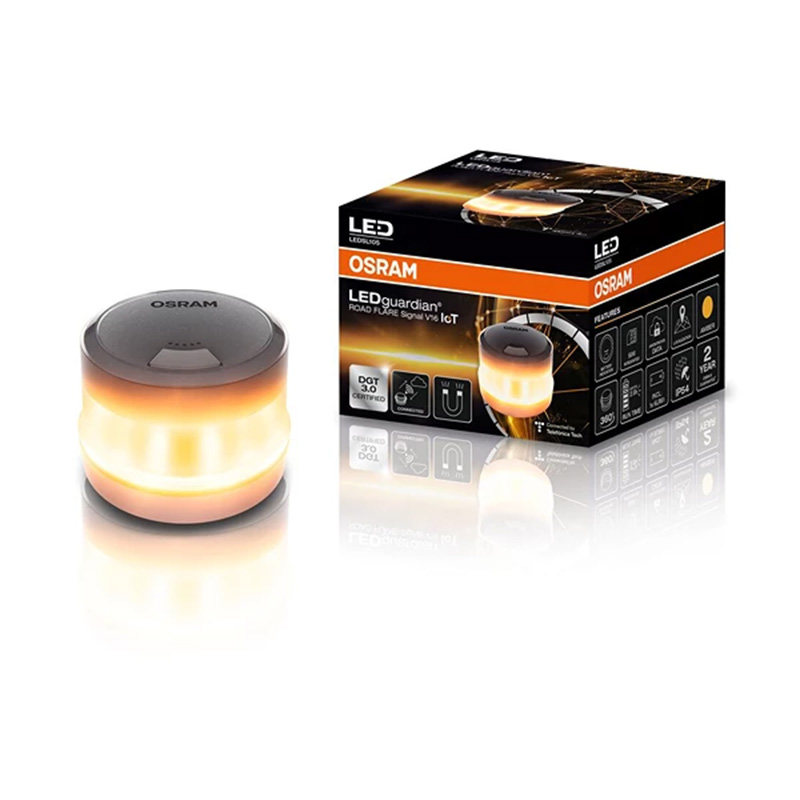 Osram LEDguardian® Road Flare Signal V16 IoT - Veiligheidslicht - DGT 3.0 goedgekeurd