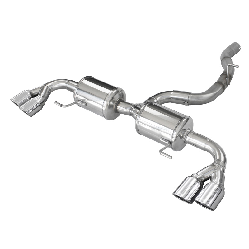 100% Inox Double Sport Exhaust  Audi A1 (8X) S1 2.0 TFSI 231hp Quattro Sportback 2014- 2x80mm X-Race