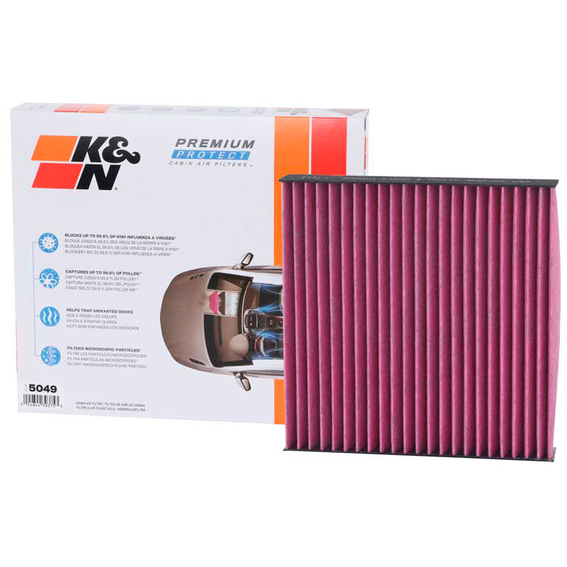 K&N Premium Disposable Cabin Air Filter  Honda/Toyota/Subaru/Suzuki various models (DVF5049)