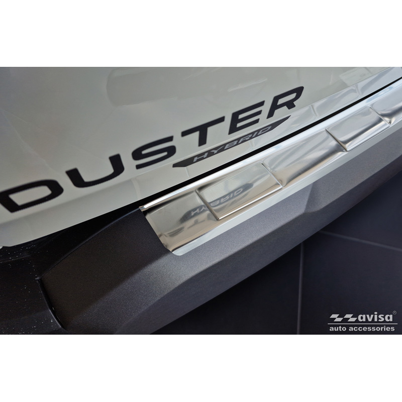 Stainless Steel Rear bumper protector  Dacia Duster III 2024- 'Ribs'