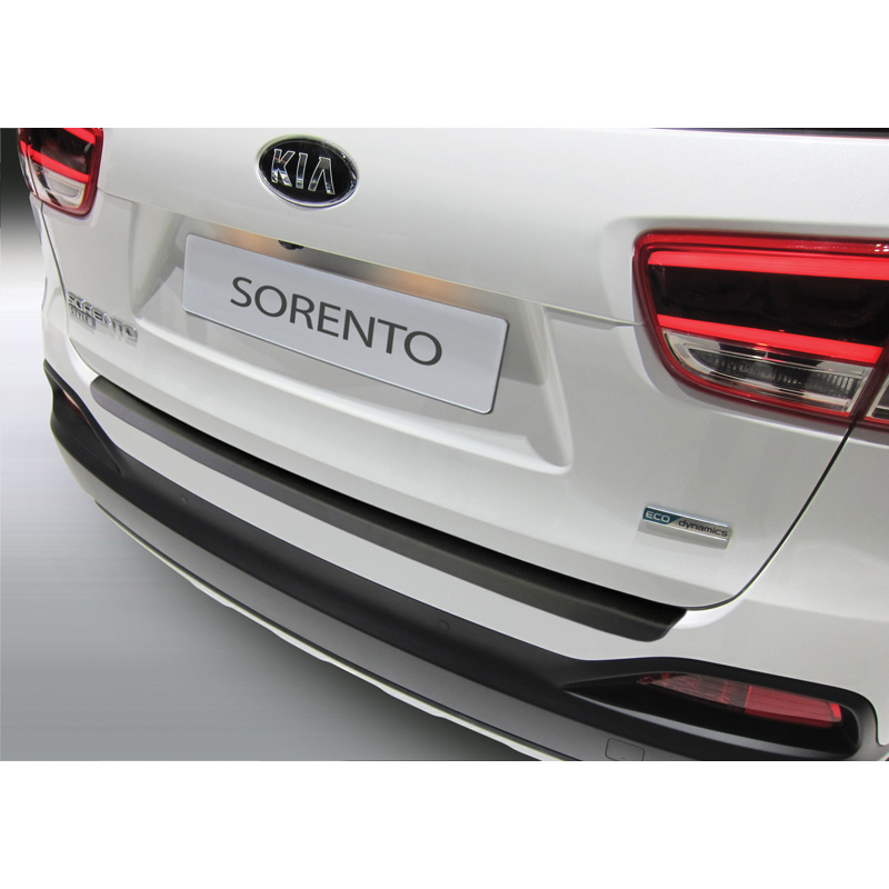 ABS Rear bumper protector  Kia Sorento III (UM) 1/2015-9/2017 Black