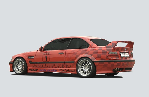 Spoilerzwaard voor Rearbumper Breedversie Polyester Rieger
