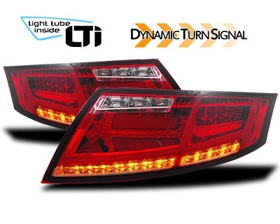 Achterlichten Audi TT 8J Dynamic LED Red