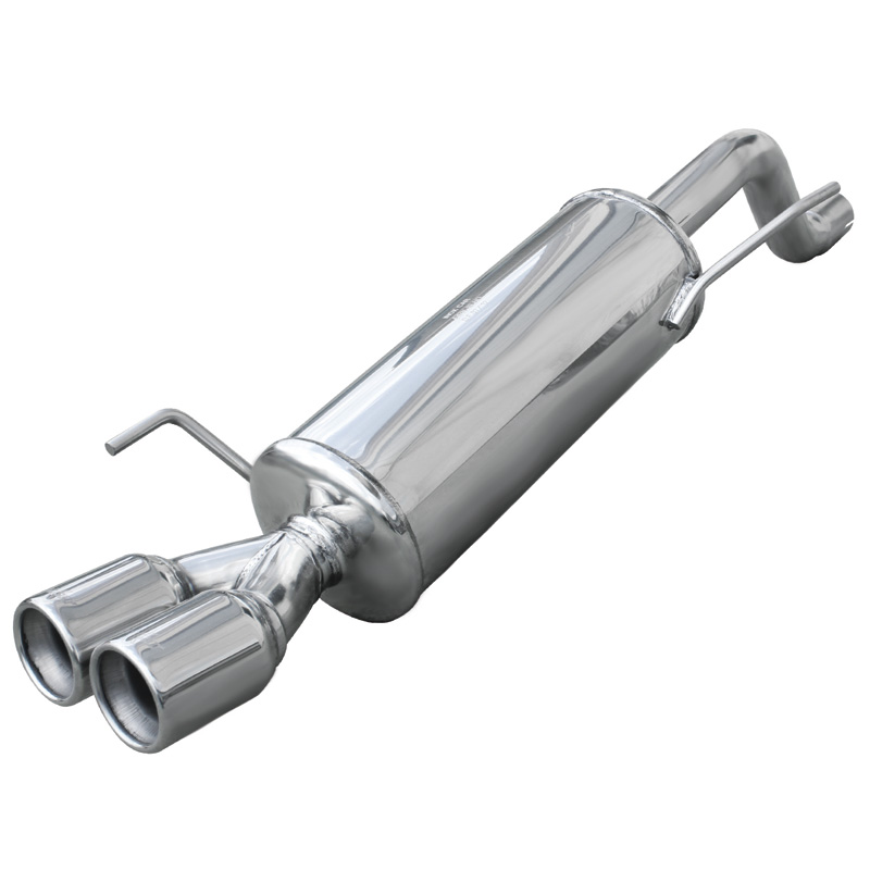 100% Inox Sport Exhaust  Fiat Grande Punto 1.4 Turbo Abarth 2006- 2x80mm