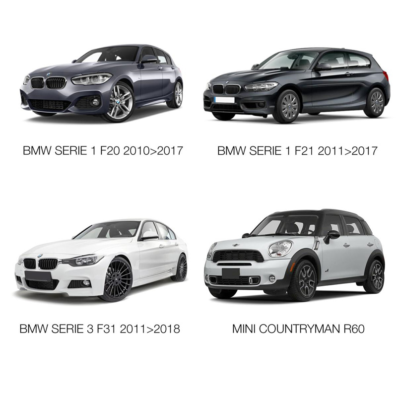 Simoni Racing Aluminium-Spurverbreiterungssatz - 2x12mm(VA) - 2x16mm(HA) (Mittenzentrierung 72,6mm) mit Radschrauben - passend für BMW Diverse