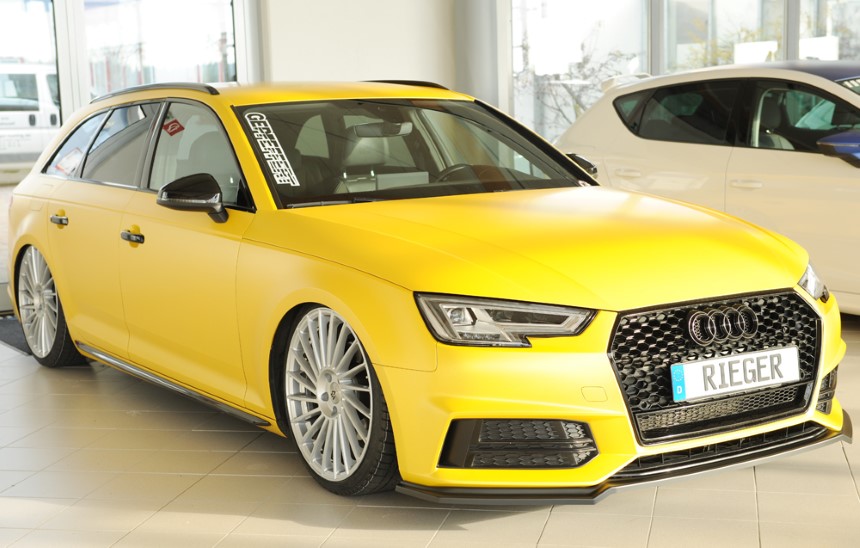 Voorspoiler Audi A4/S4 B9 Rieger