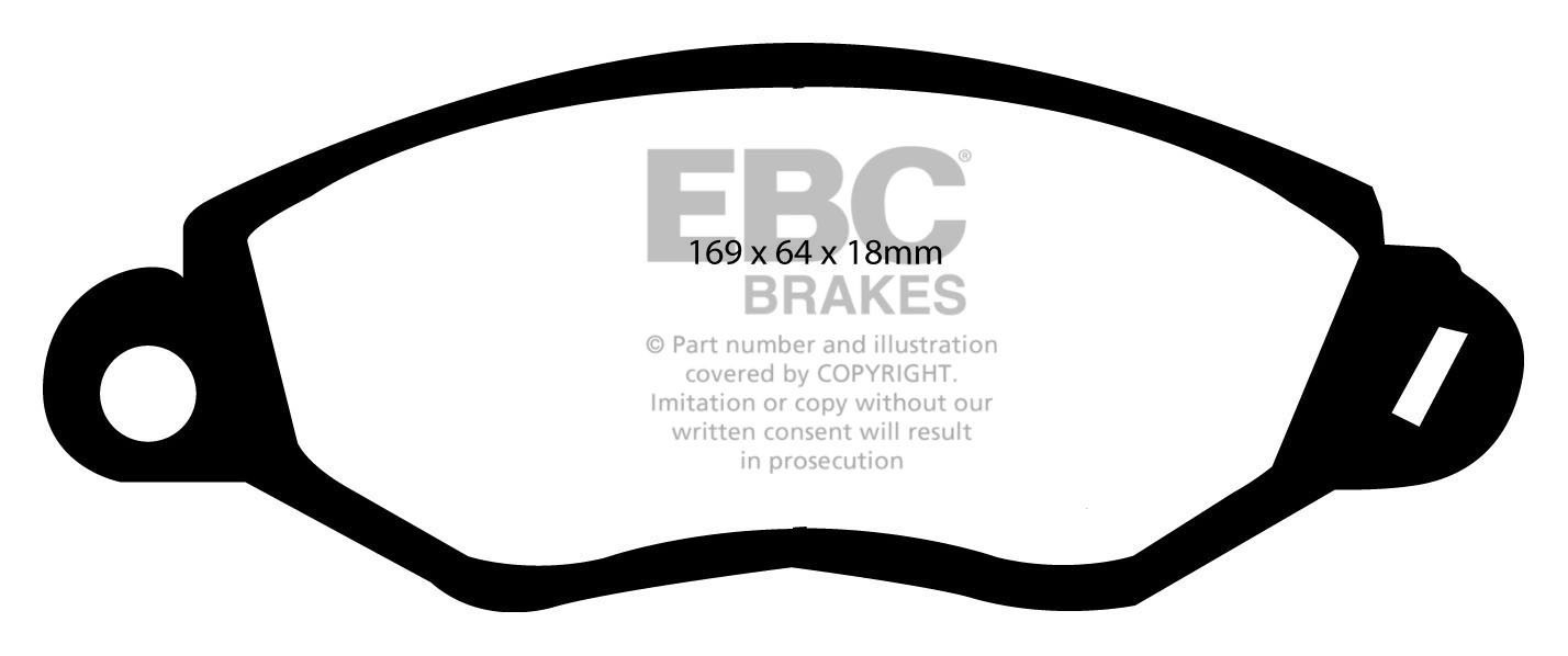 EBC Brakes FORD BEDRIJFSWAGEN Transit 280 2000-2006 Remblokken v