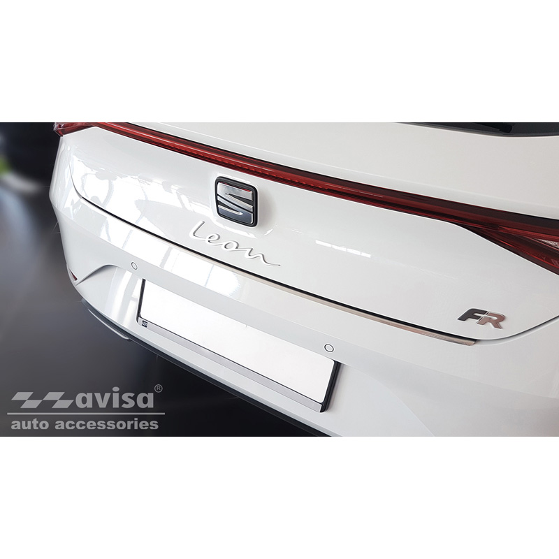 Stainless Steel Rear bumper protector  Seat Leon IV HB 5-doors 2020- & Cupra Leon HB 5-doors 2021-