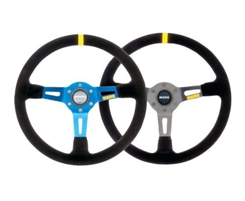 Sportstuur MOMO 350mm Model 8 Suede, blauw