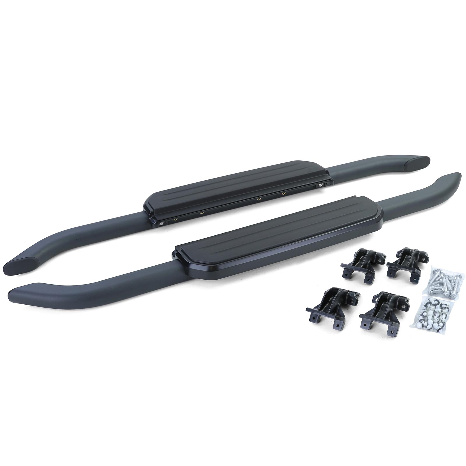 Treeplanken Land Rover Defender L663 90 Zwart
