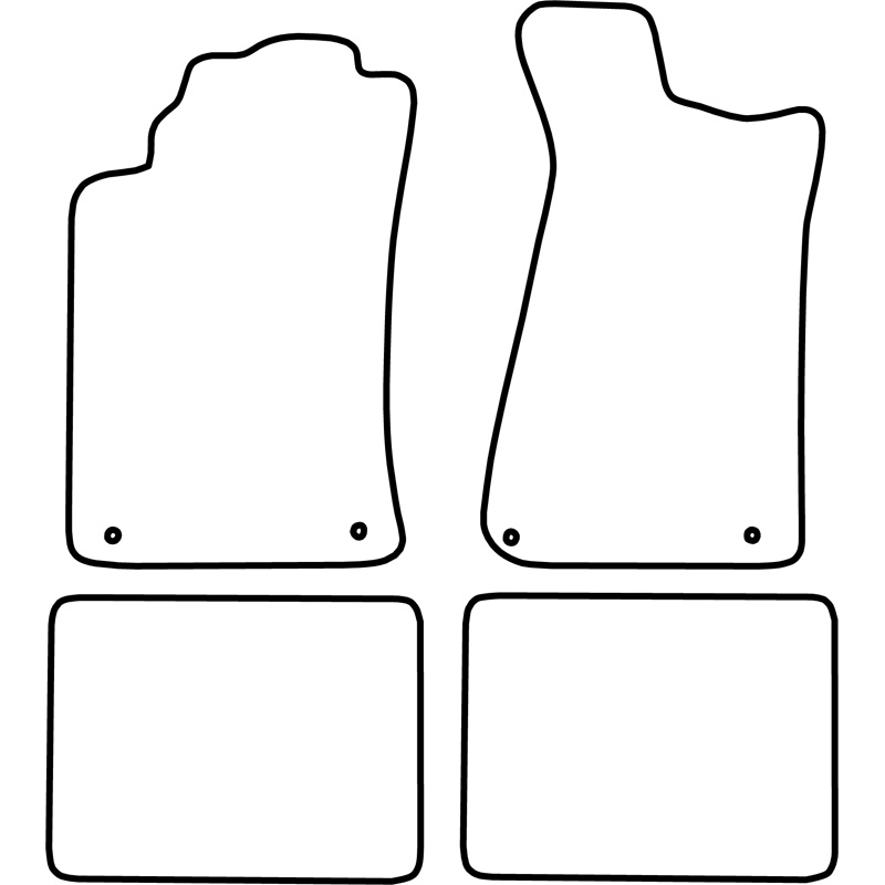 Automatten  Audi 80/90 1984-1995