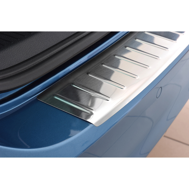 Stainless Steel Rear bumper protector  Volkswagen Golf VII Variant/Alltrack 2012-2017 'Ribs'