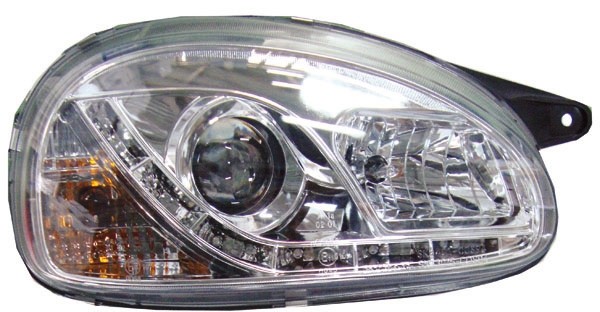 Koplampen Opel Corsa B 93-00 Chroom