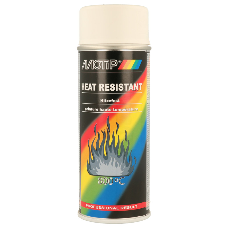 Motip Heat Resistant Lacquer - White - 400ml