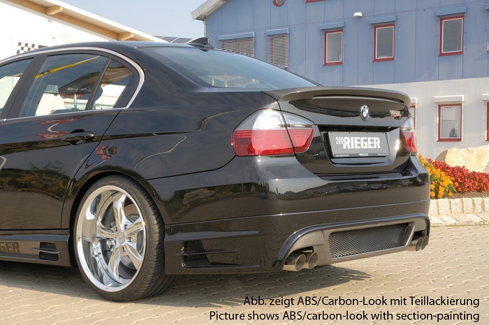 Achterbumper Diffusor BMW E90 Sedan Rieger