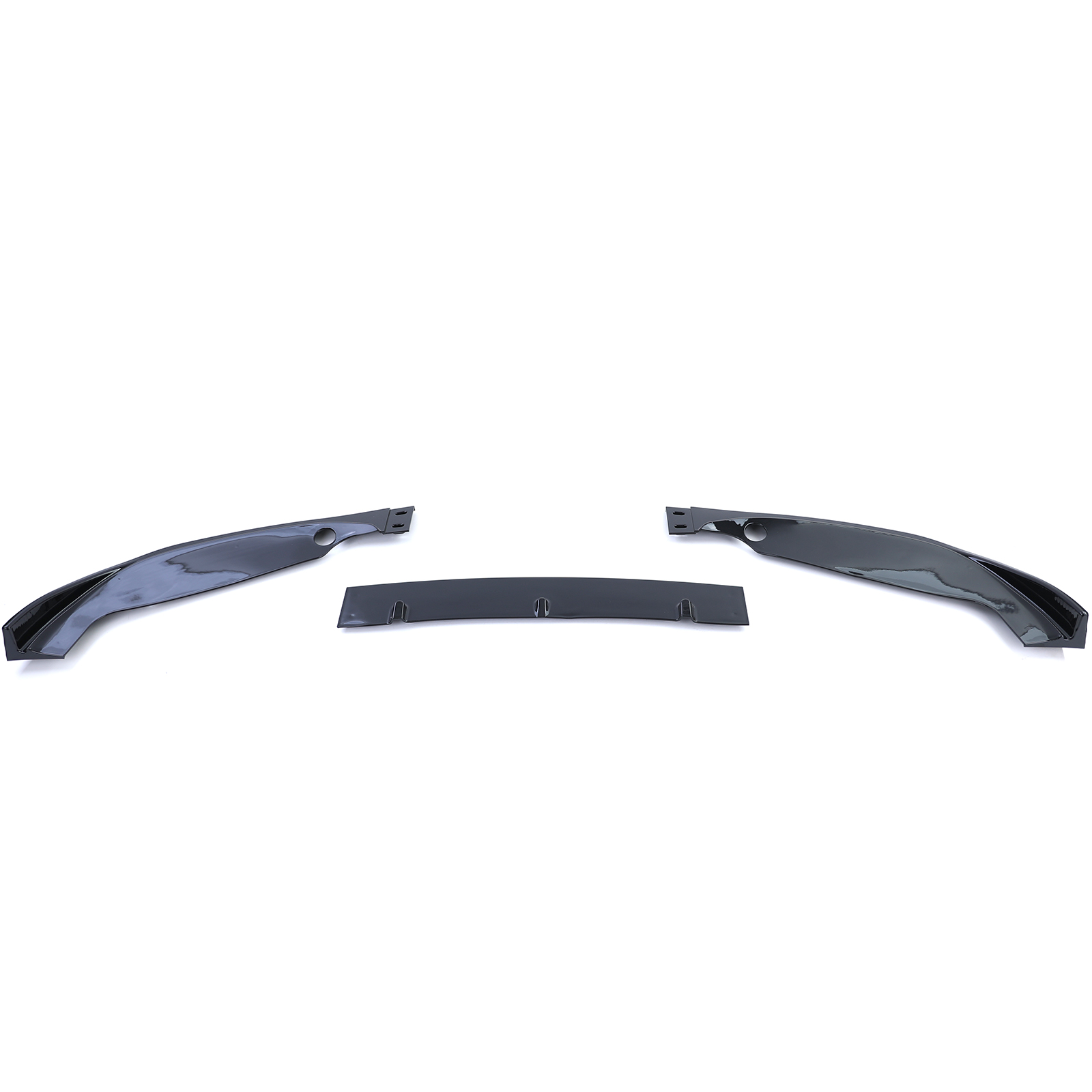 Voorspoiler BMW 3-Serie E46 Coupe/Cabrio Glans Zwart