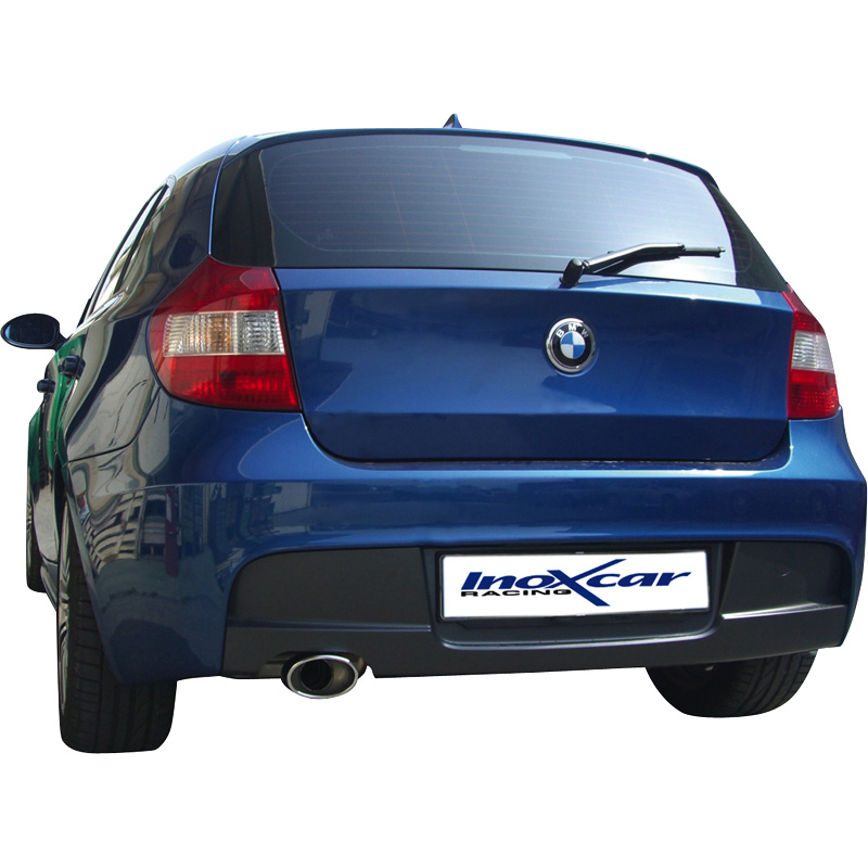 100% Inox Sport Exhaust  BMW 1-Series E87 120D 2004- 120x80mm Oblique