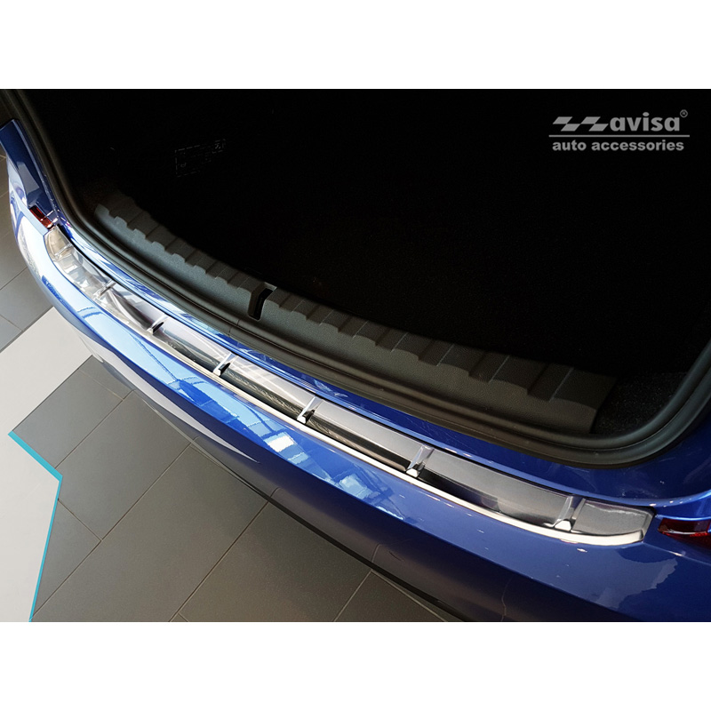 Stainless Steel Rear bumper protector  BMW 3-Series G20 Sedan M-Package 2019- 'Ribs'