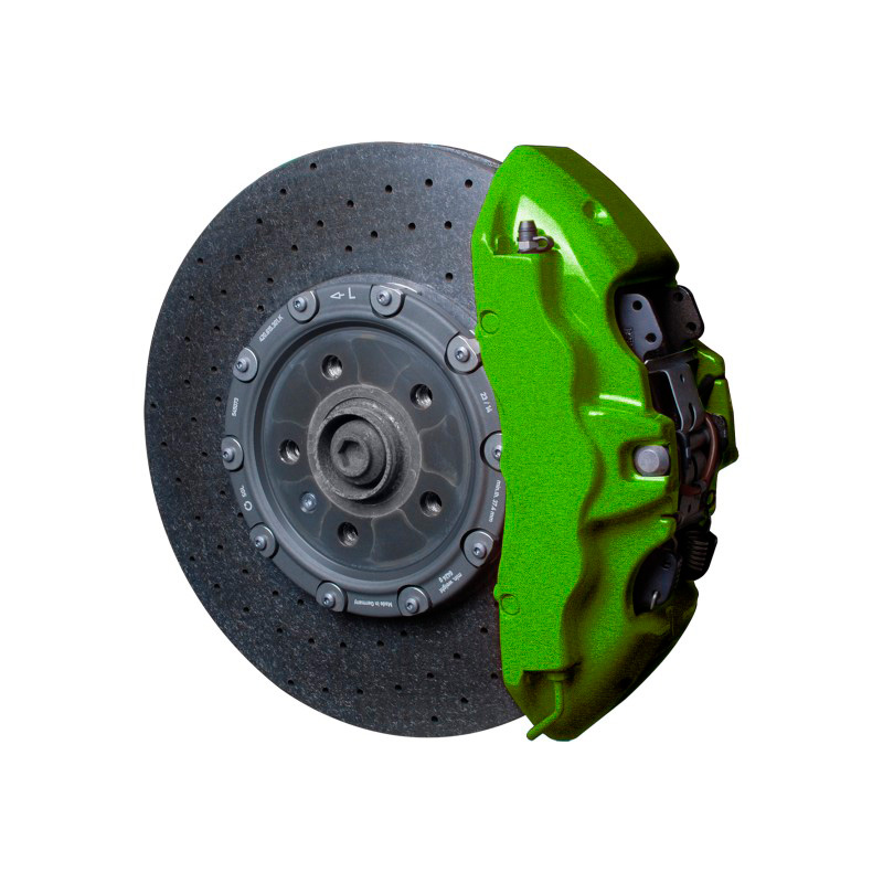 Foliatec Brake Caliper Lacquer Set - performance green metallic - 3 Components