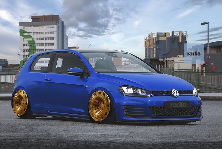 RADI8 T12 8.5x19 5x120 35 Brushed Gold 72,56 Velgen