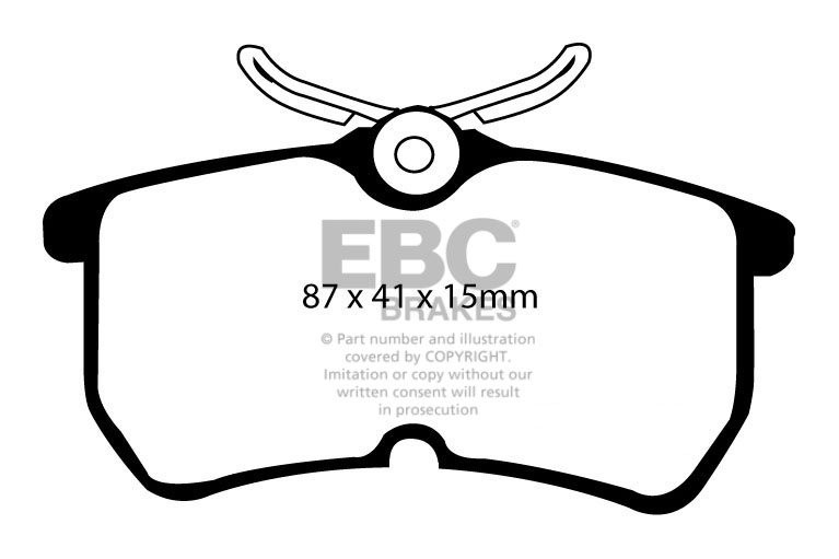 EBC Brakes FORD Focus 2.0 (ST 170) 2002-2005 Remblokken achterzi