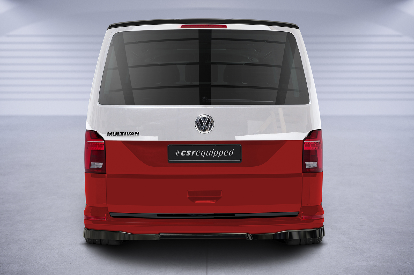 Spoiler Volkswagen Transporter T6 / T6.1 CSR Glans Zwart
