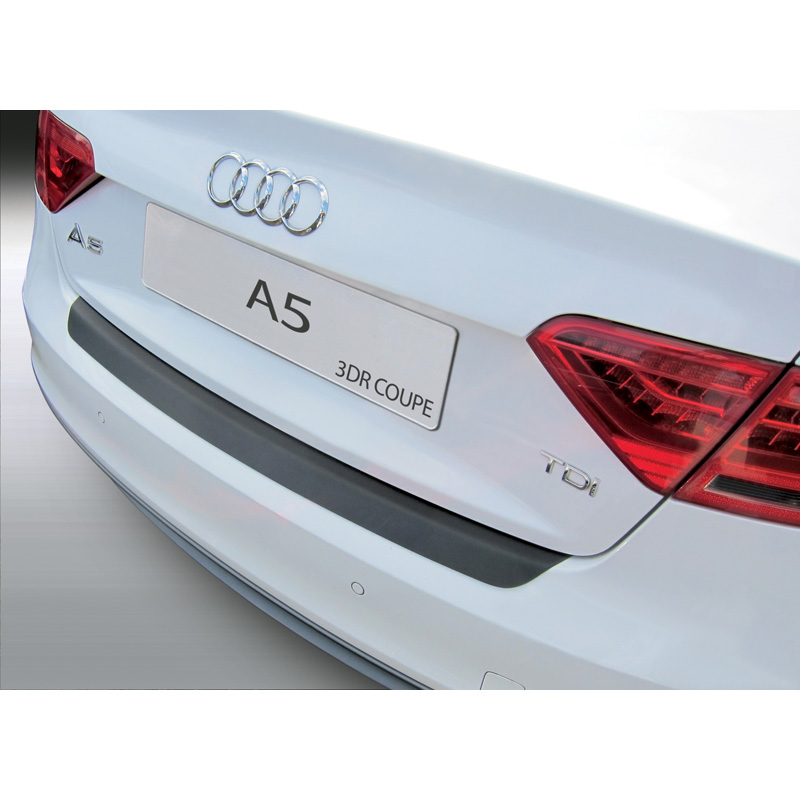 ABS Rear bumper protector  Audi A5 Coupe 9/2011-7/2016 Black