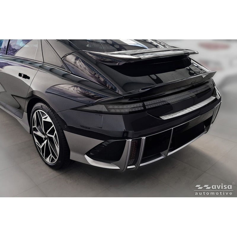 Avisa Stainless Steel Rear Bumper Protector  Hyundai Ioniq 6 2022- - Silver