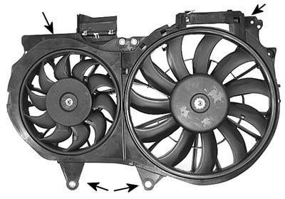 ventilator, 1.8 Audi A4, 2000-2004
