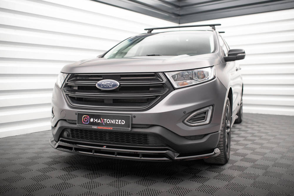 Voorspoiler Ford Edge Maxton Glans Zwart