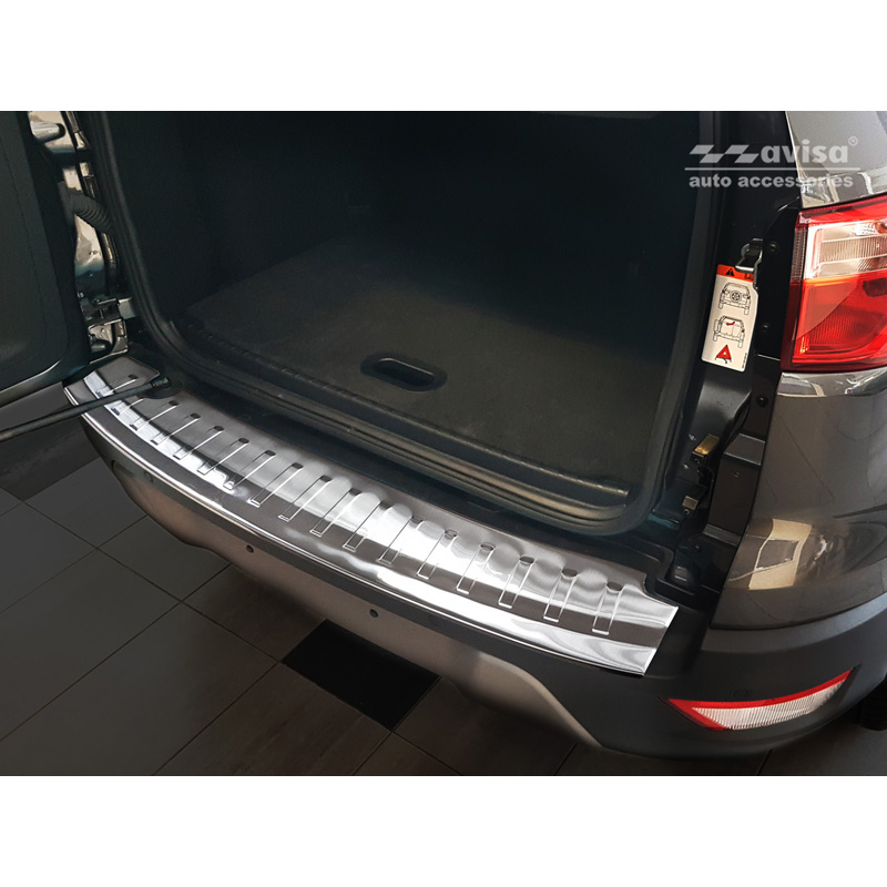 RVS Achterbumperprotector  Ford Ecosport II Facelift 2017- incl. ST-Line 'Ribs'