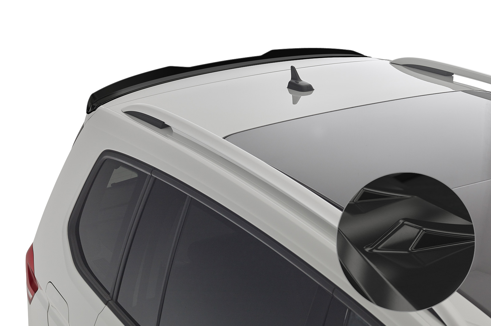 Spoiler VW Touran 2 (Type 5T) CSR glans Zwart