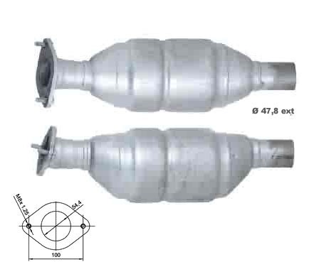 Fiat STRADA 1.9D 1910 cc 46 Kw / 63 cv 223A6.000 Magnaflow CAT B