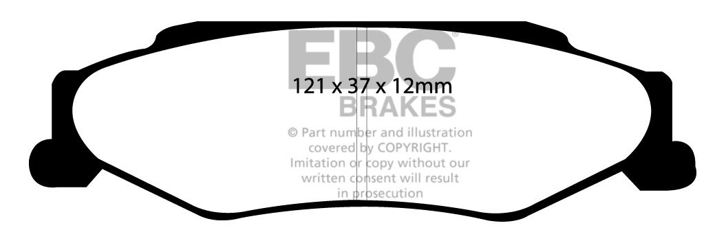 EBC Brakes CADILLAC XLR-V 4.4 Supercharged 2006-.. Remblokken ac