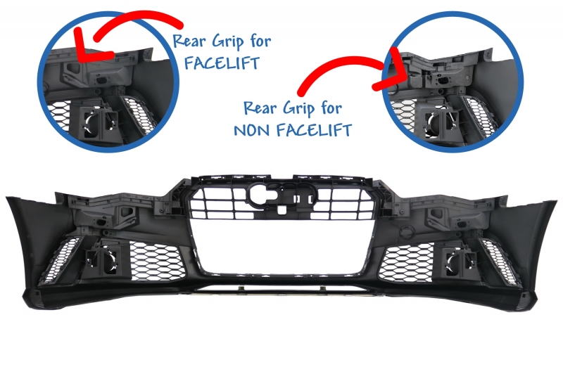 Voorbumper Audi A6 4G RS6 look 2011-2015