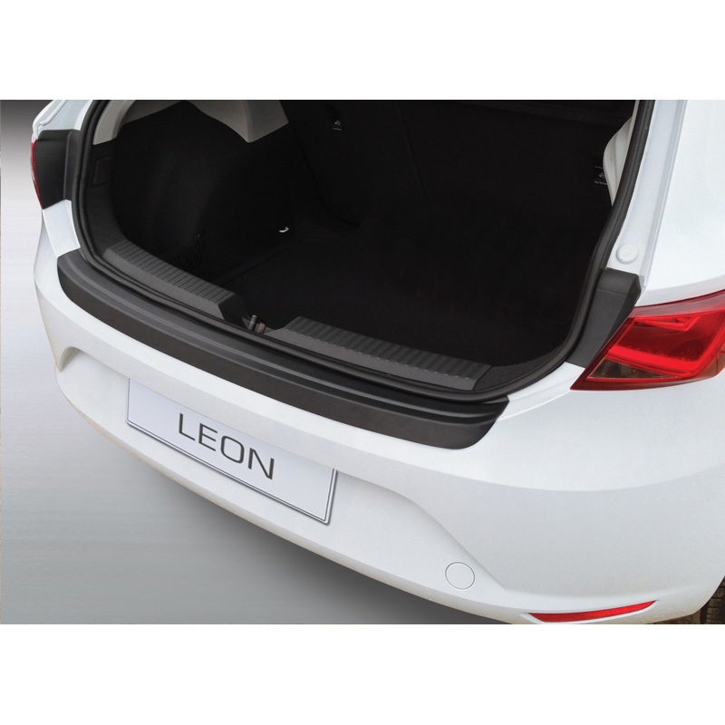 ABS Rear bumper protector  Seat Leon SE/FR 2013-2020 Black