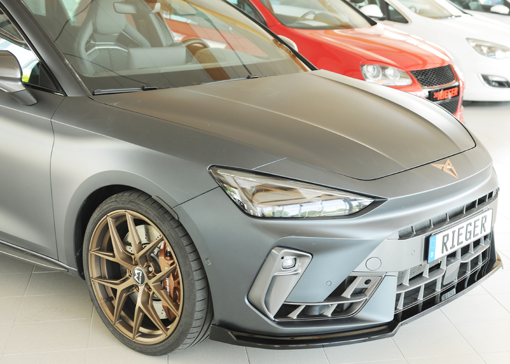 Voorspoiler voor Originele Cupra León KL (06.24-) glans zwart