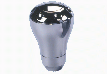 Schakelpook PK alu chrome/chrome ring