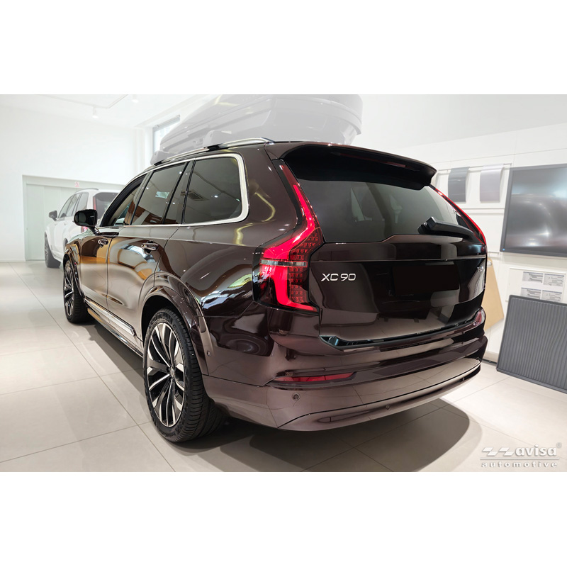 Avisa Zwart Chroom RVS Kofferbak Sierlijst  Volvo XC90 II 2015-19, Facelift 2019-2024 & Facelift 2024-