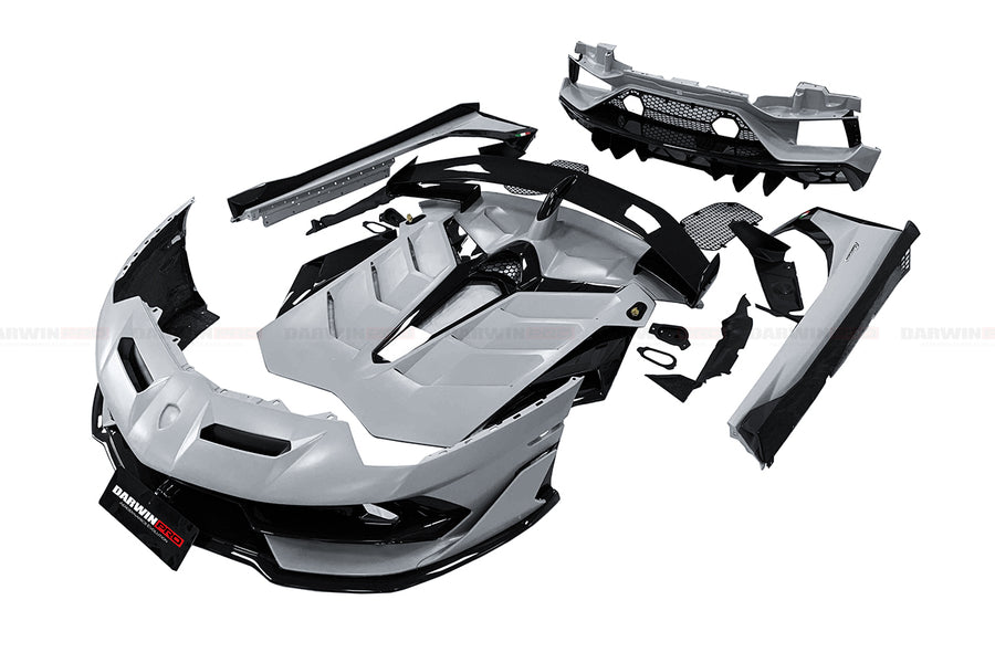 Lamborghini Aventador LP700 Coupe SVJ Style Deels Carbon Fiber Aero Full Kit  2011-2016