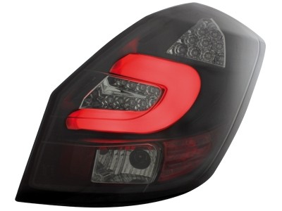 Achterlichten Skoda Fabia LED 5J 07+ black/smoke