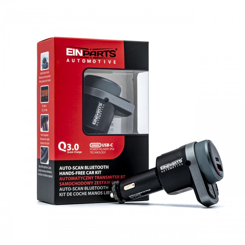 EPBTT01 BT FM TRANSMITTER PD QC 3.0 AUX