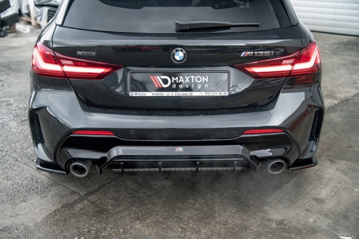 Diffusor BMW 1 Serie F40 M-Pack/ M135i Maxton Glans Zwart V1