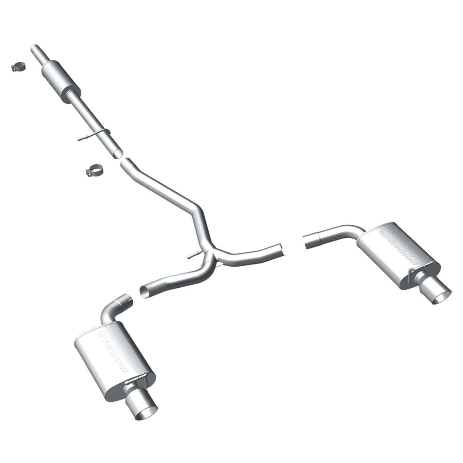 Ford Cat-Back 2011 Ford Explorer 3.5L Magnaflow Cat-Back