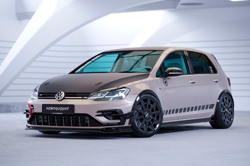 Canards Volkswagen Golf 7 R 17-21 CSR Glans Zwart