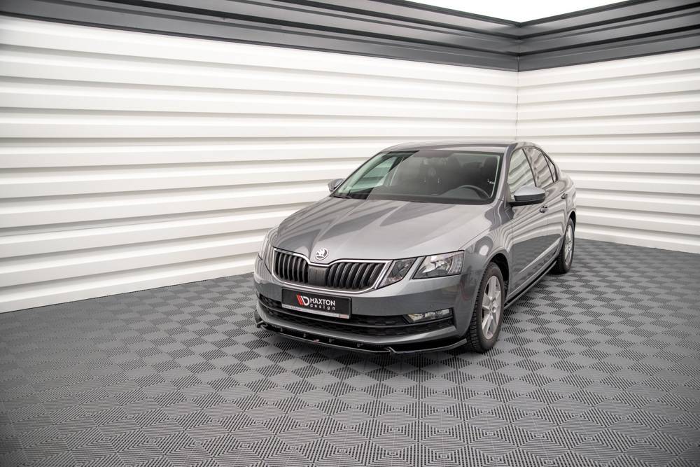 Voor splitter V1 Skoda octavia mk3 Maxton