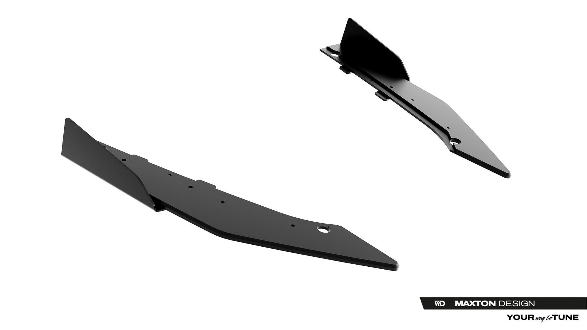Street Pro Rear Side Splitters + Flaps Cupra Leon ST Mk1 Facelift