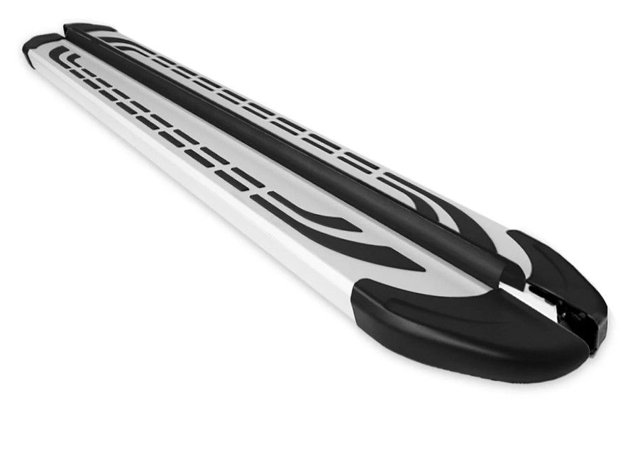 Treeplanken voor Suzuki Grand Vitara 05-15 aluminium zilver