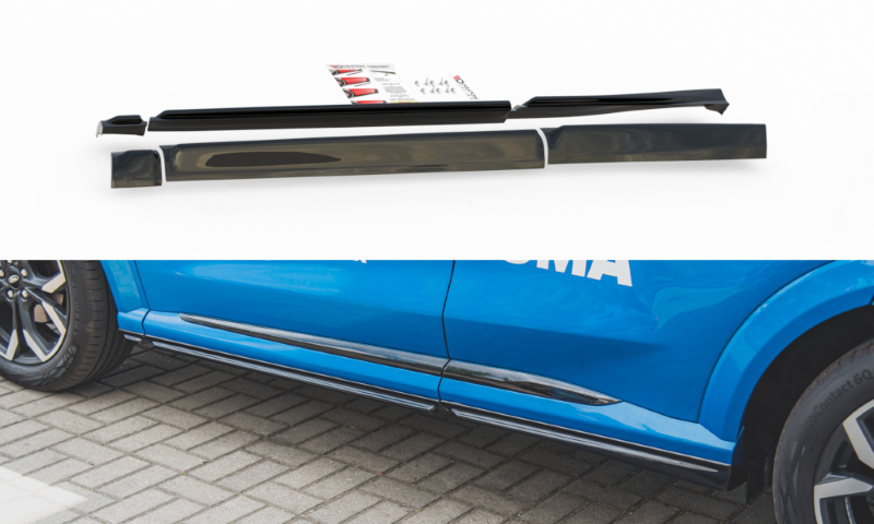 Zijskirts Diffusers Ford Puma ST-Line Glanzend Zwart