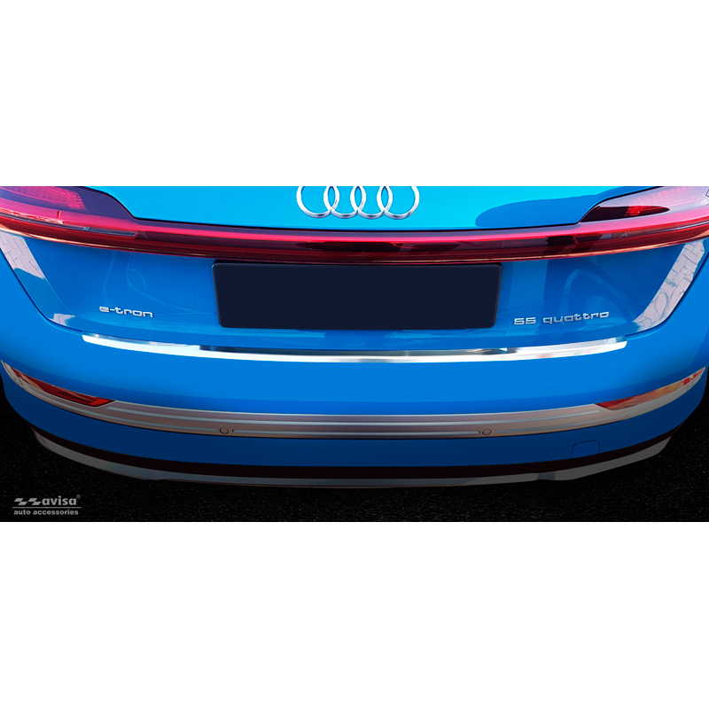 Stainless Steel Rear bumper protector  Audi E-Tron incl. Sportback 2018-
